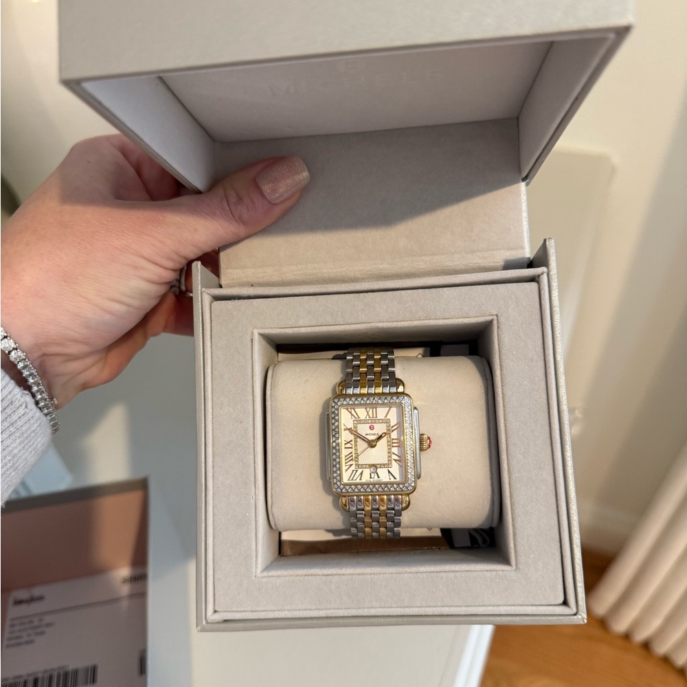Michele Two-Tone Watch